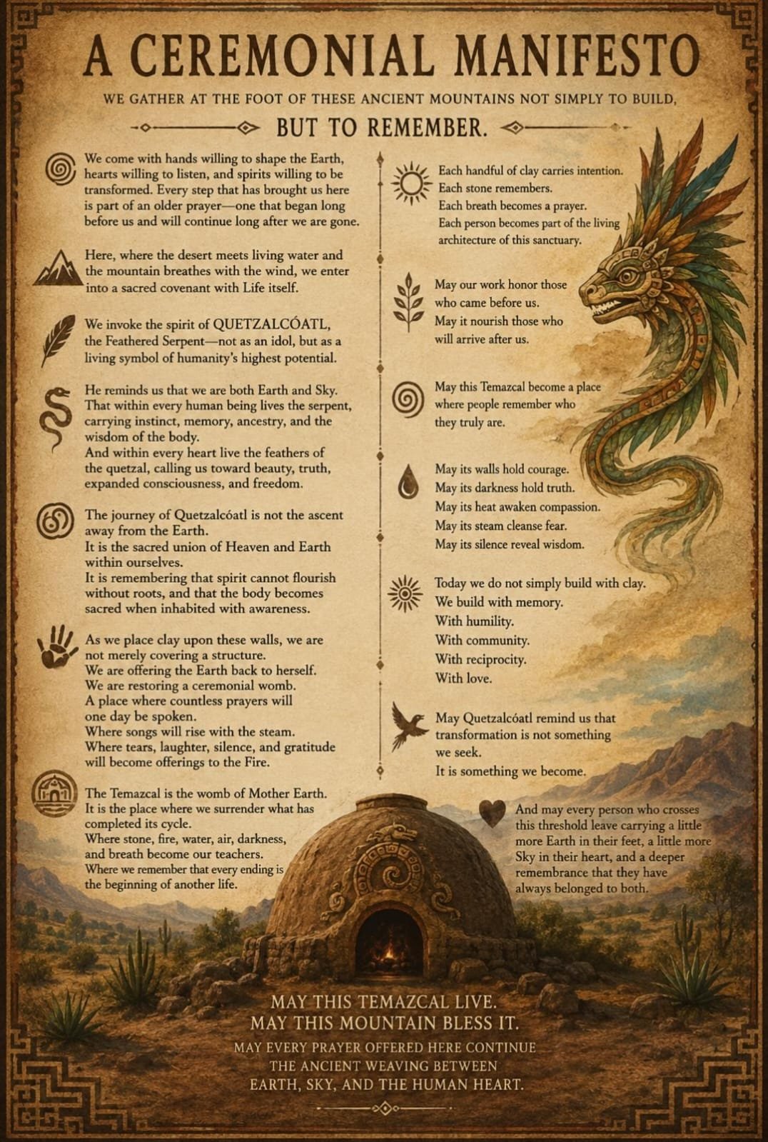 Ceremonial Manifesto